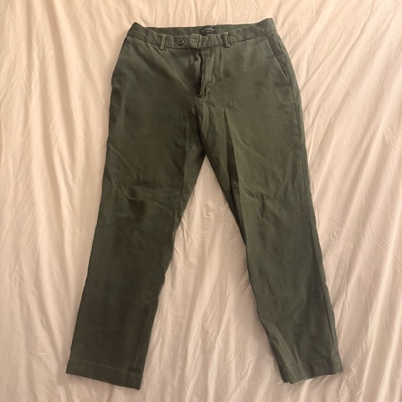Men's Olive Green Pants - Picture 1 of 4